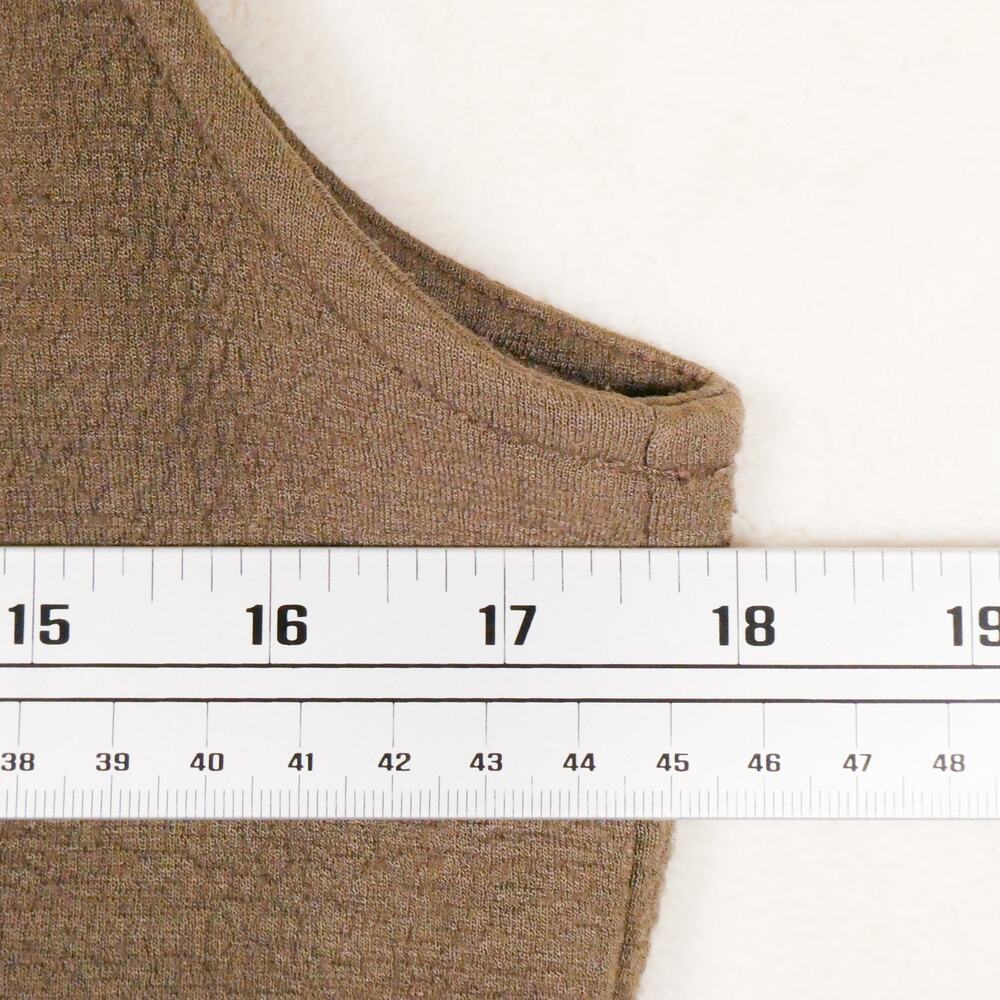 Worth New York Brown Bodycon Sheath Dress Size 6 Grunge Neutral Boho LBD - Picture 4 of 10